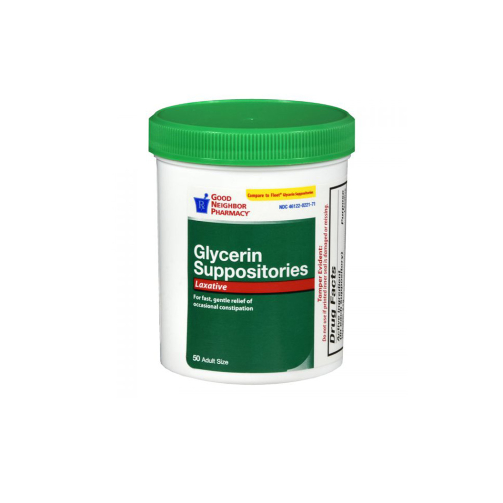 Glycerine Adult Suppository 25ct Bahamas Medical & Surgical Supplies Ltd.