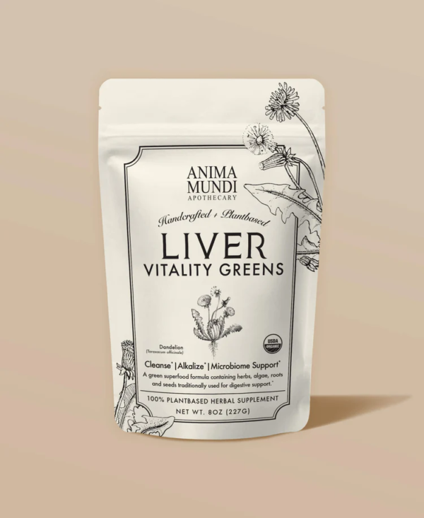 Liver Vitality - Daily Greens - Daily Liver & Gallbladder Detox, 4oz